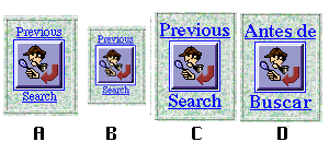 Buttons with Seperate Text Labels